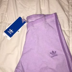purple adidas leggings